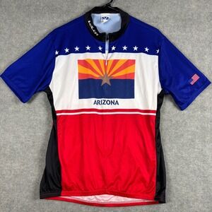 Voler‎ Club Set-In Cycling Jersey Arizona State Flag XL Red White Blue